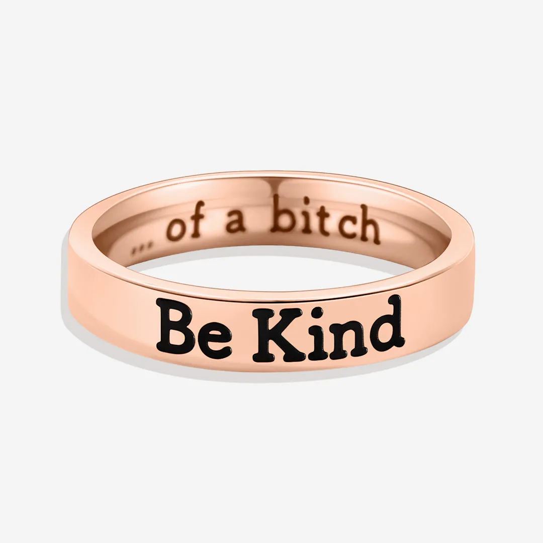 Be Kind Mantra Ring