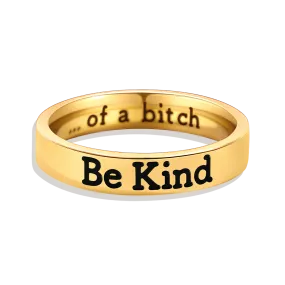 Be Kind Mantra Ring