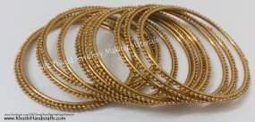 Beaded Metal Bangles