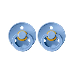 BIBS Dummies/Soothers 2 pack Size 1 - Sky Blue