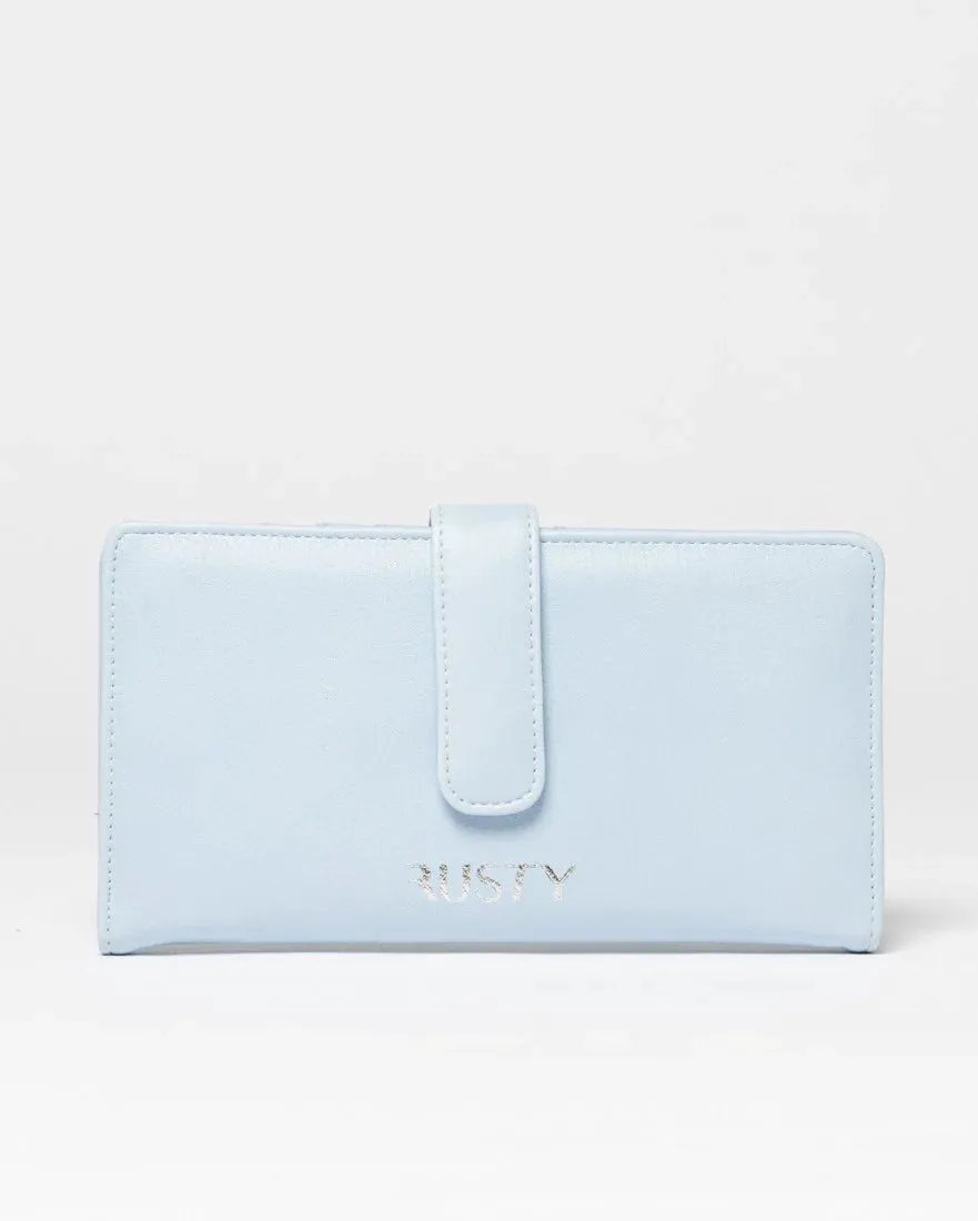 Billetera Rusty Essence Flap Wallet* Glacial Blue