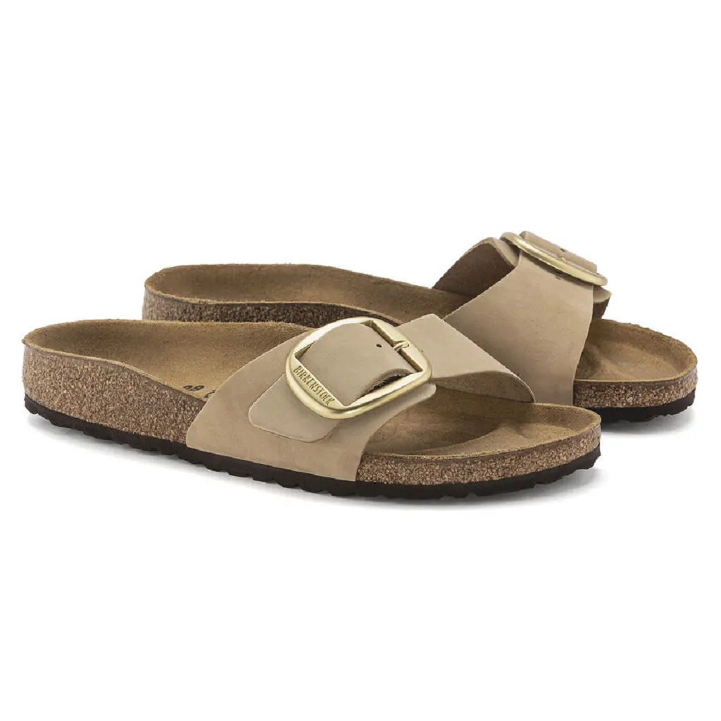 Birkenstock Women's Madrid Big Buckle Sandal - Nubuck Leather