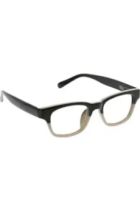 Black Tan Blue Light Reading Glasses