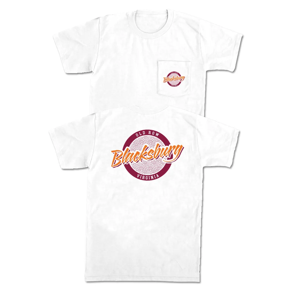 Blacksburg, Virginia Circle Logo Pocket Tee