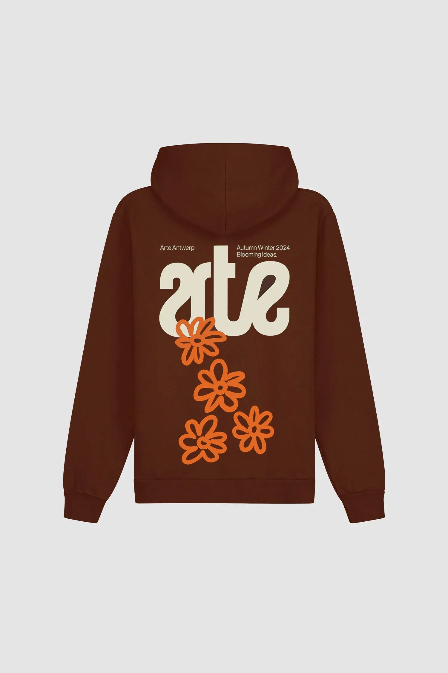 Blooming Ideas Hoodie - Brown