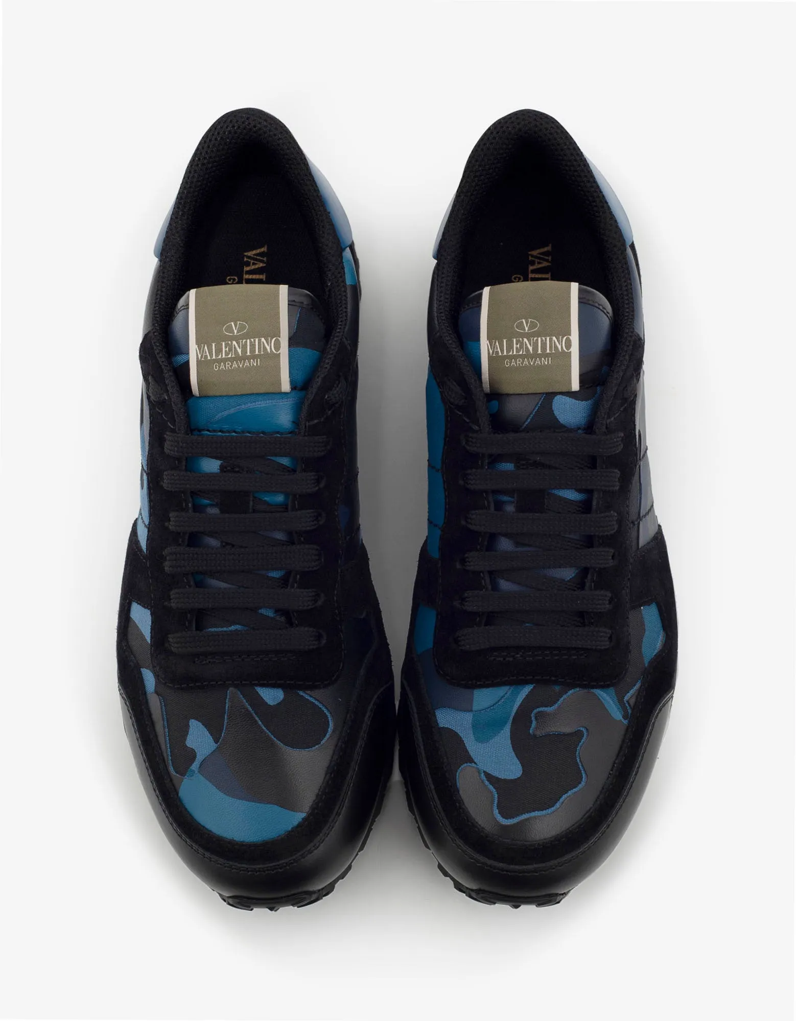 Blue & Black Camo Rockrunner Trainers