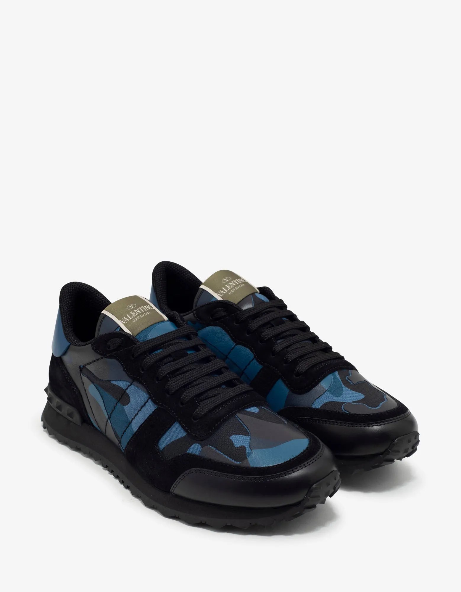 Blue & Black Camo Rockrunner Trainers