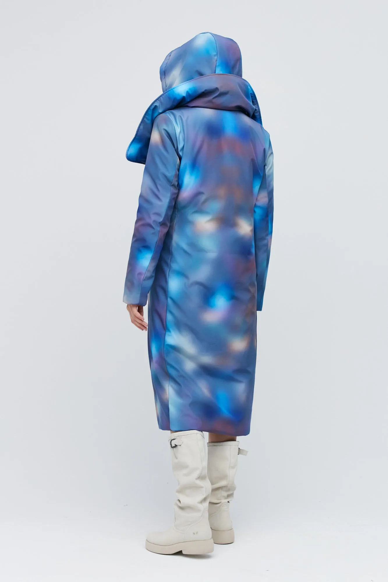 Blue Snow Leo Coat & Bag Free!