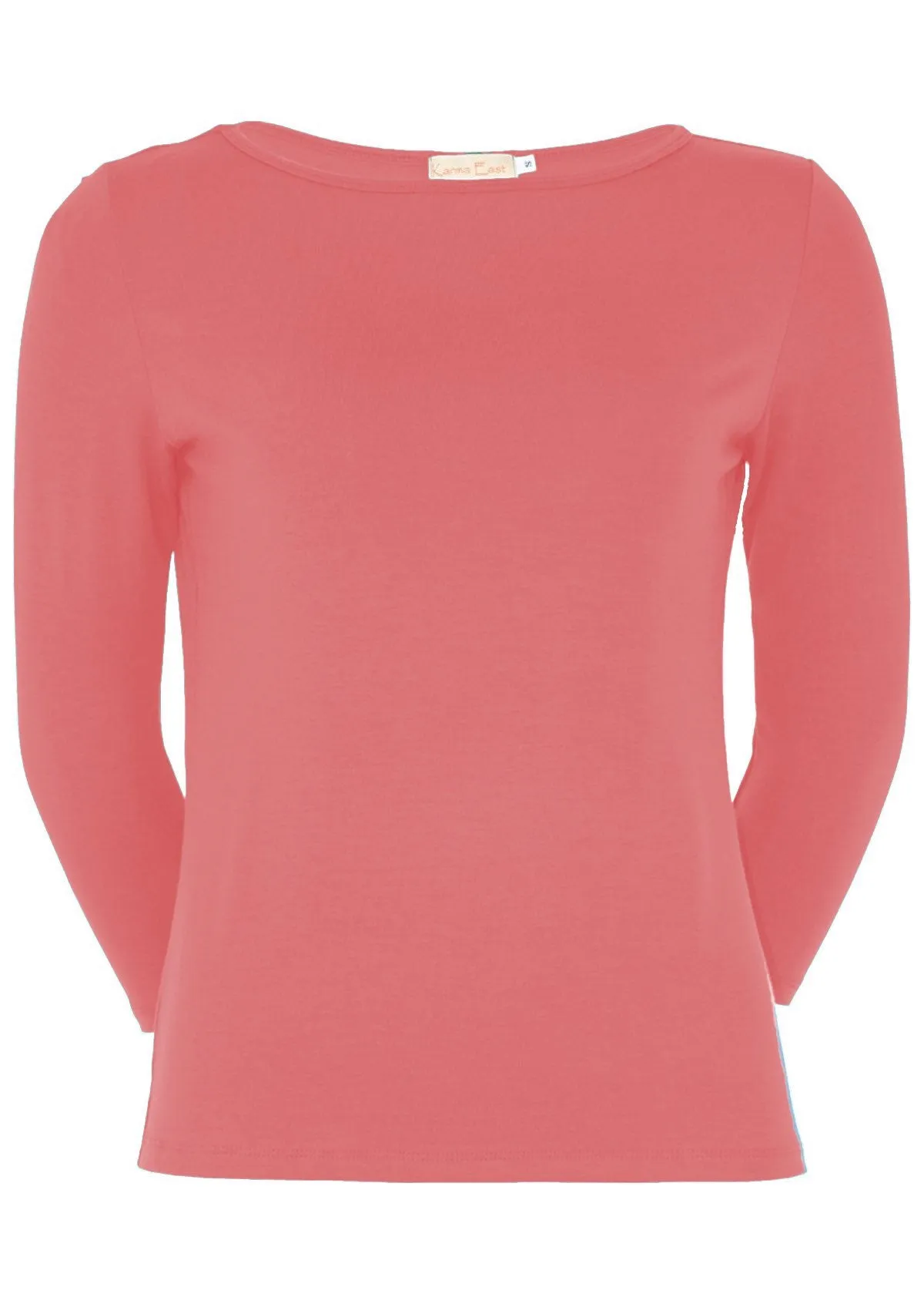 Boat Neck Top Rose Pink