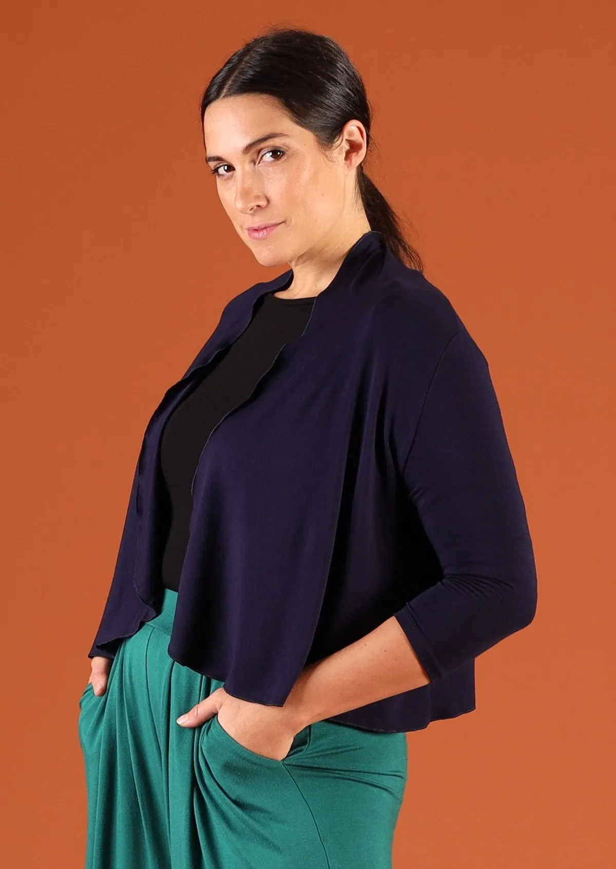 Bolero Cardi Navy Blue