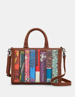 Bookworm Brown Vegan Leather Multiway Grab Bag