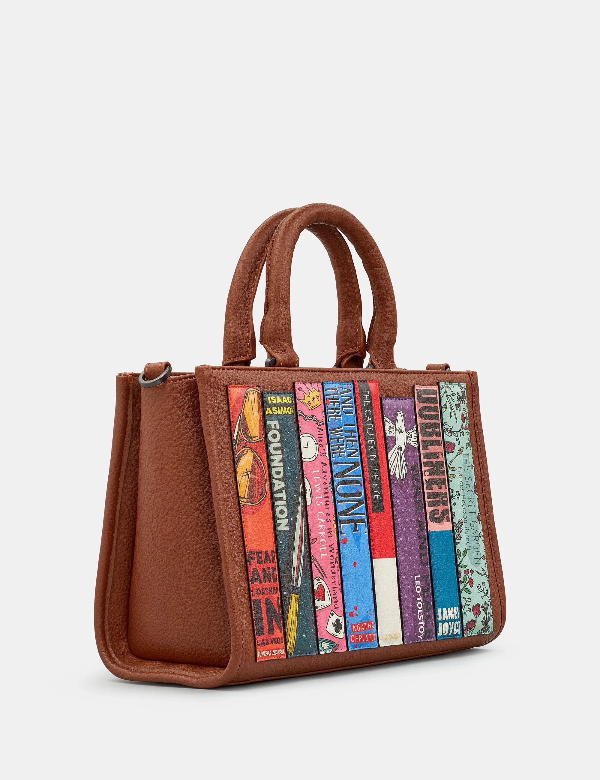 Bookworm Brown Vegan Leather Multiway Grab Bag