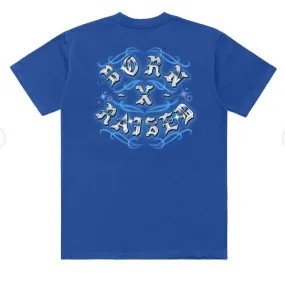 Born X Raised Airbrushed Rocker S/S Tee Blue