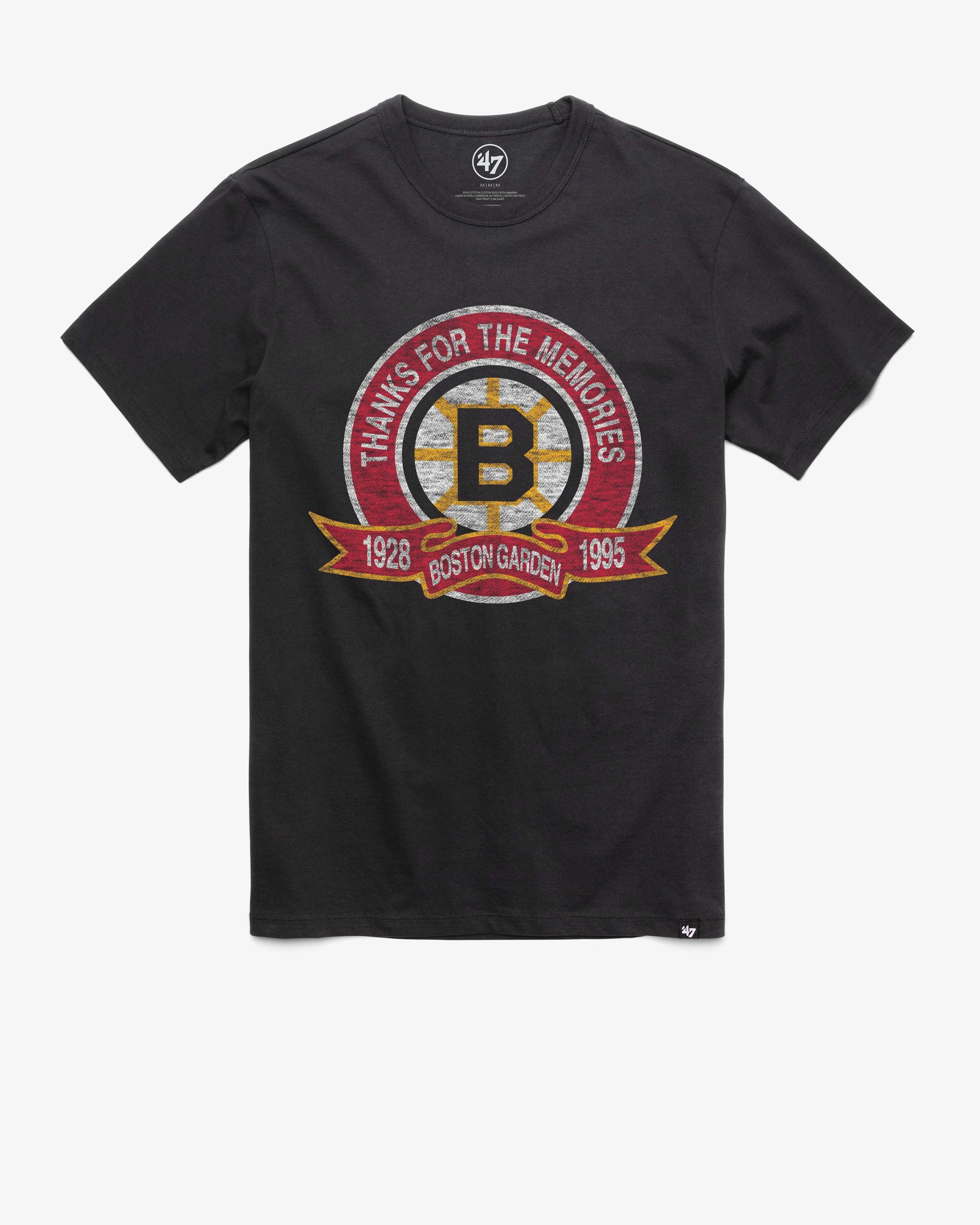 BOSTON BRUINS 100TH ANNIVERSARY NEW BLOOD NEW BEGINNINGS PREMIER '47 FRANKLIN TEE