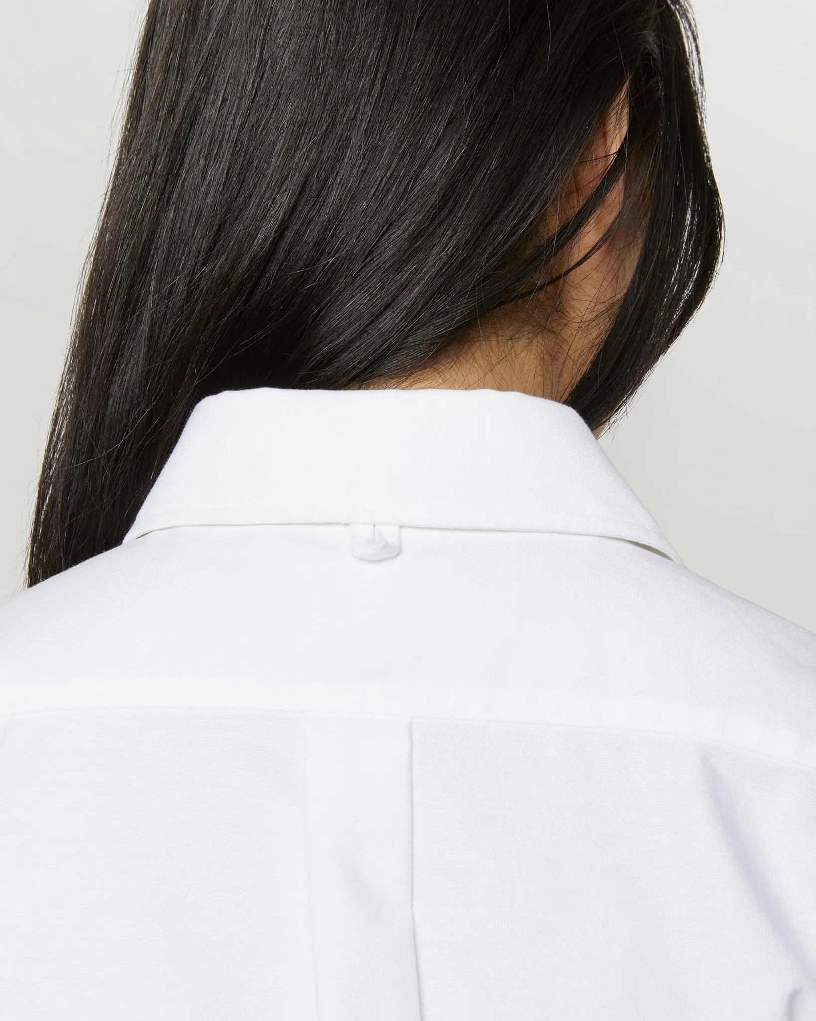 Boyfriend Shirt in White Oxford