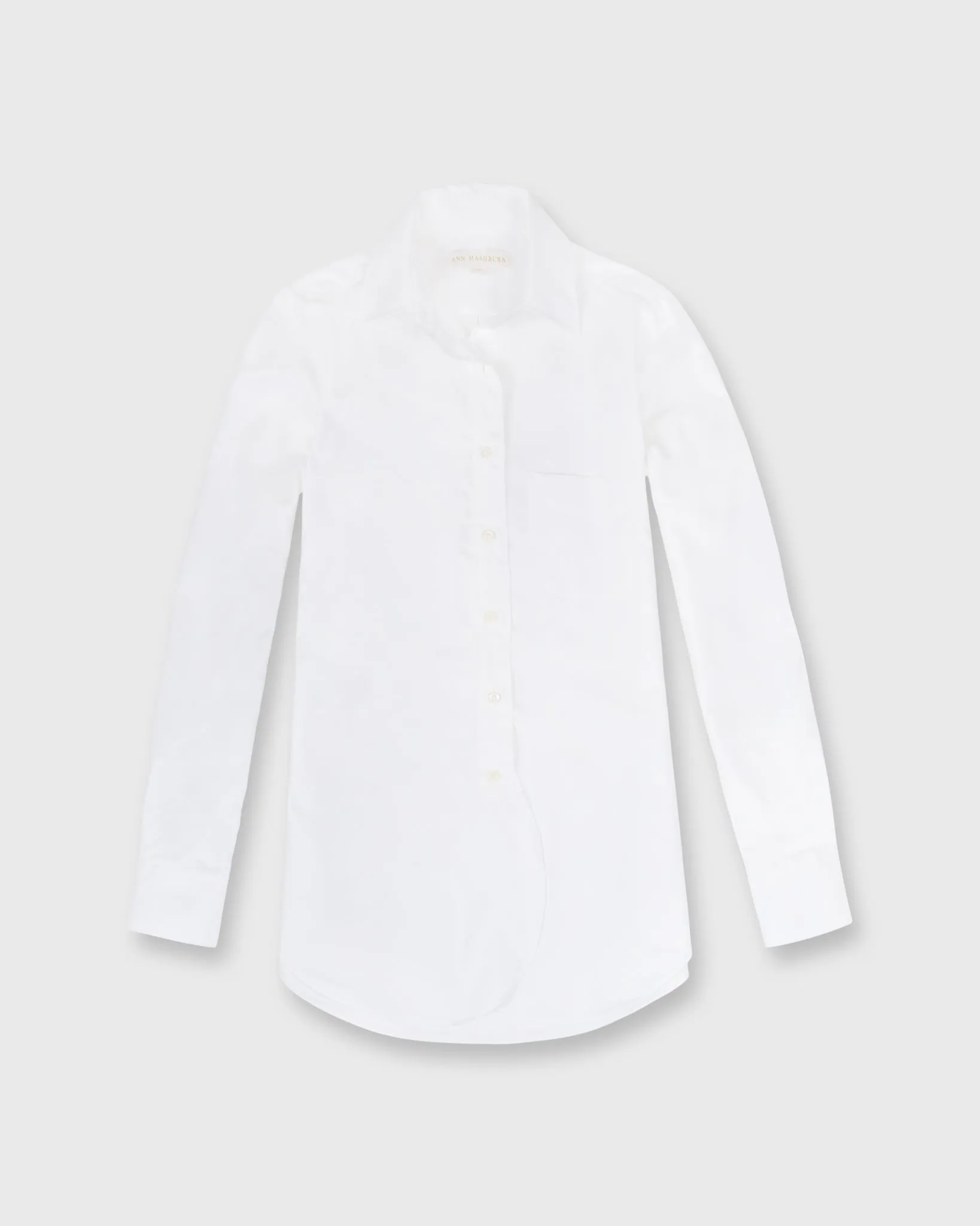 Boyfriend Shirt in White Oxford