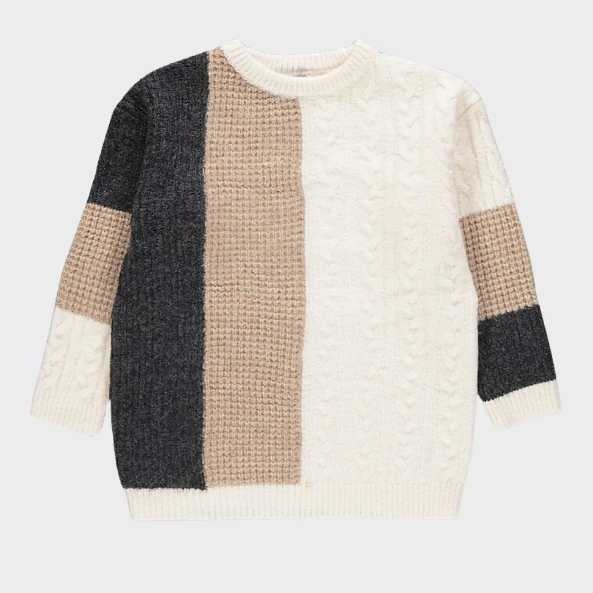 Boys Colour Block Jumper