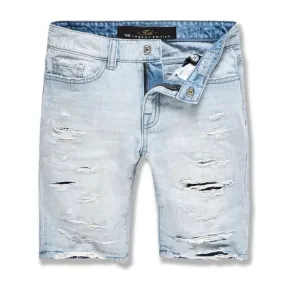 Boys Jordan Craig Belmar Denim Shorts (Ice Blue) J3164SB