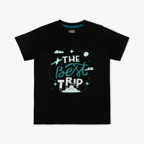 Boy's Regular Fit Graphic T-Shirt