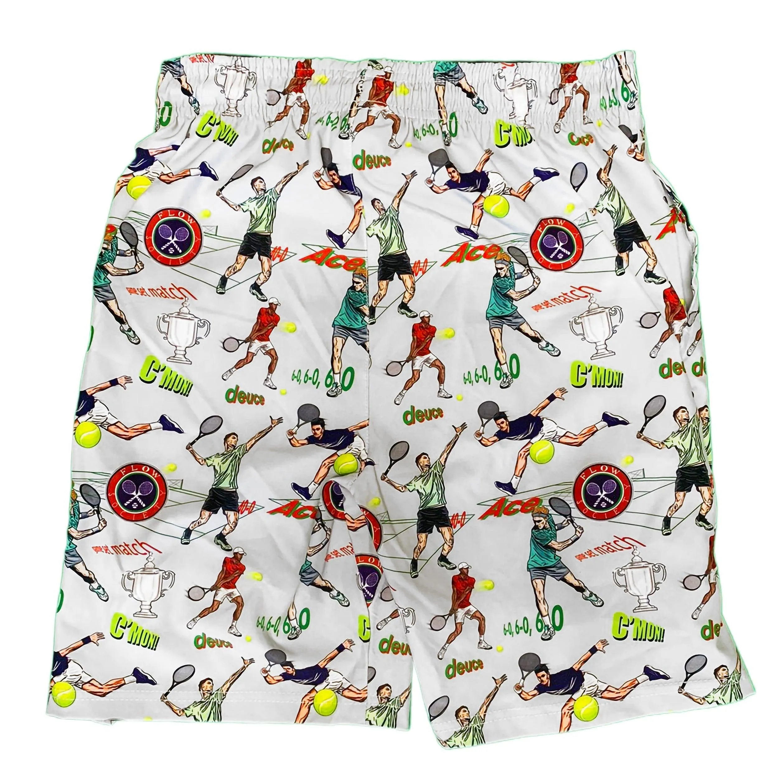 Boys Tennis Flow Short White