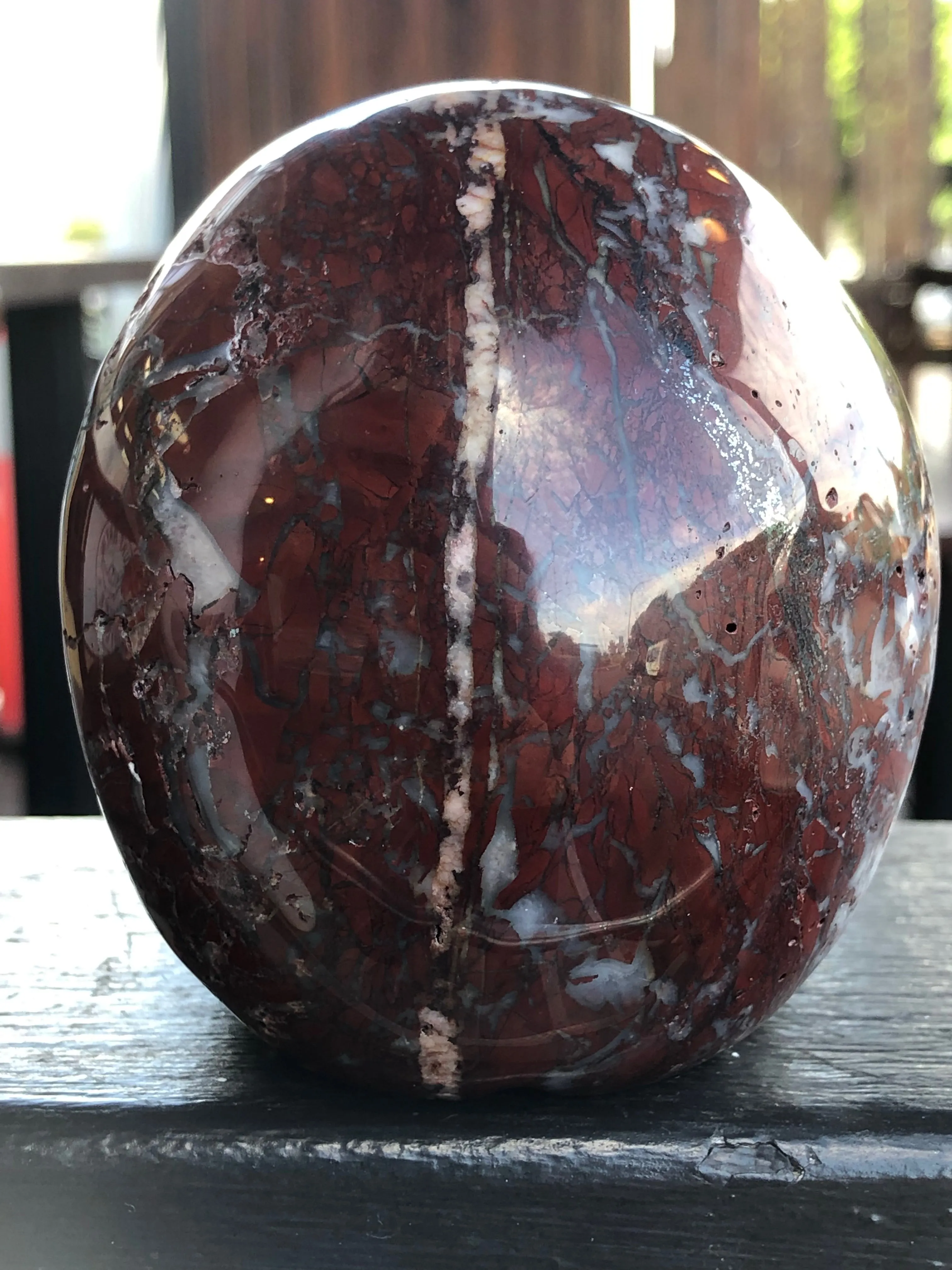 Brecciated Red Jasper Skull [1k1111]