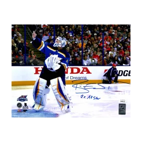 Brian Elliott St Louis Blues Autographed 11x14 Photo w/ "2x All Star" Inscription - JSA COA