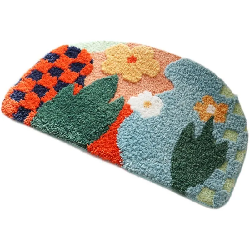 Bright Flowers Mat