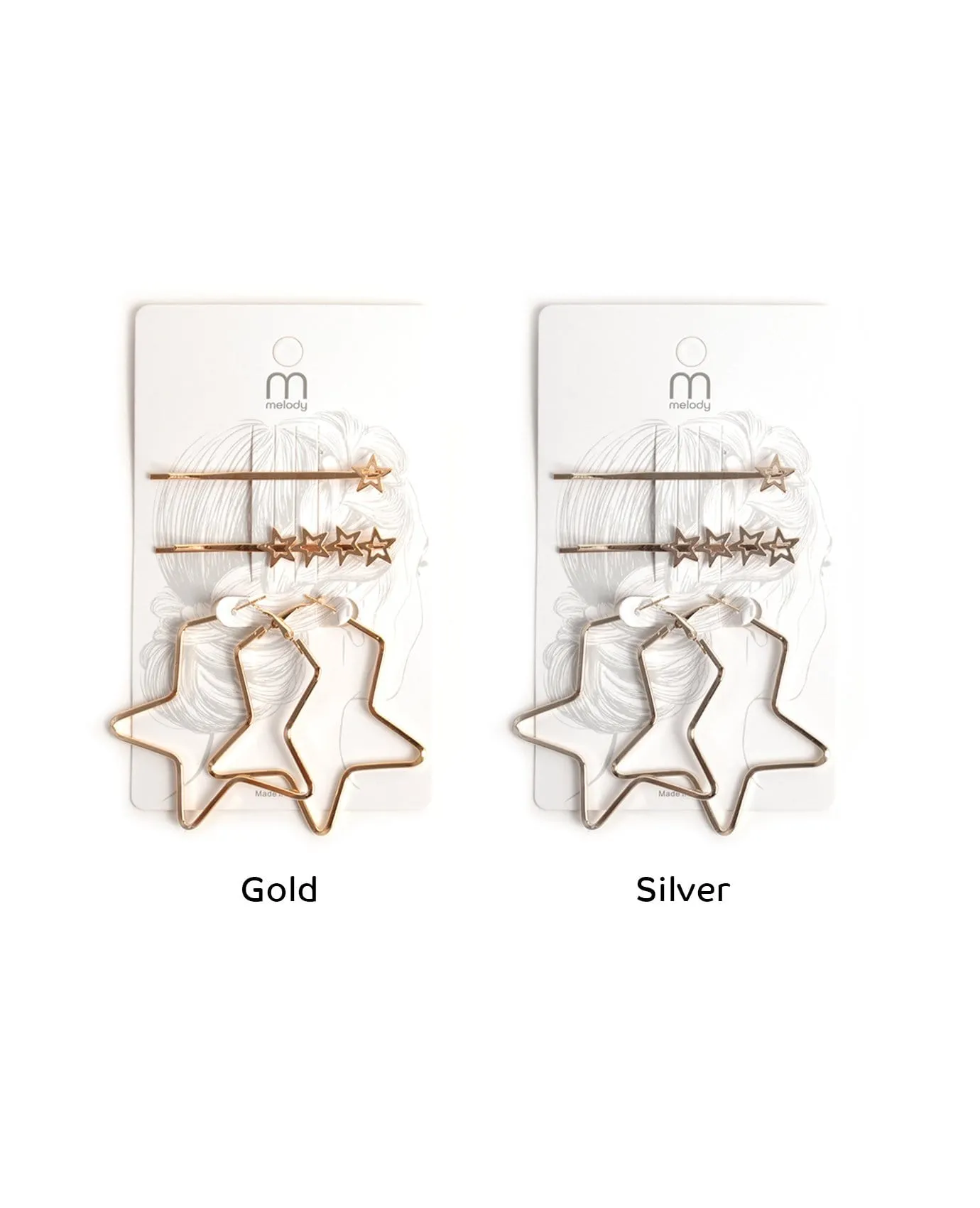 Bright Stars Earrings Set