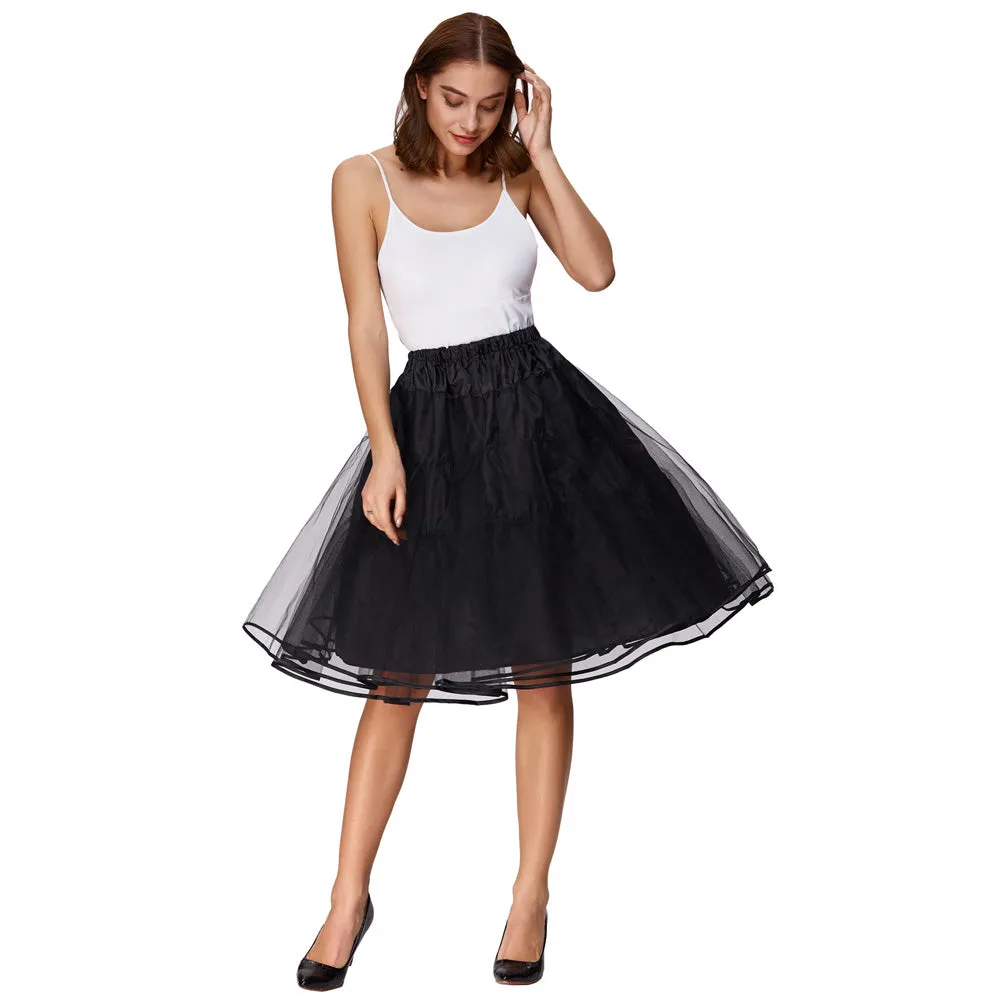 Bundle Deal Vintage Women's 50s Rockabilly Tutu Skirt Petticoat 3 Layers