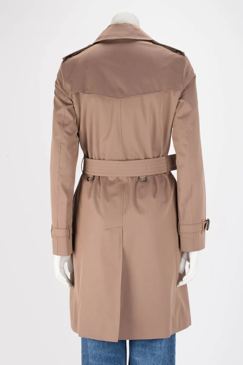 Burberry Taupe Trench Coat UK 6