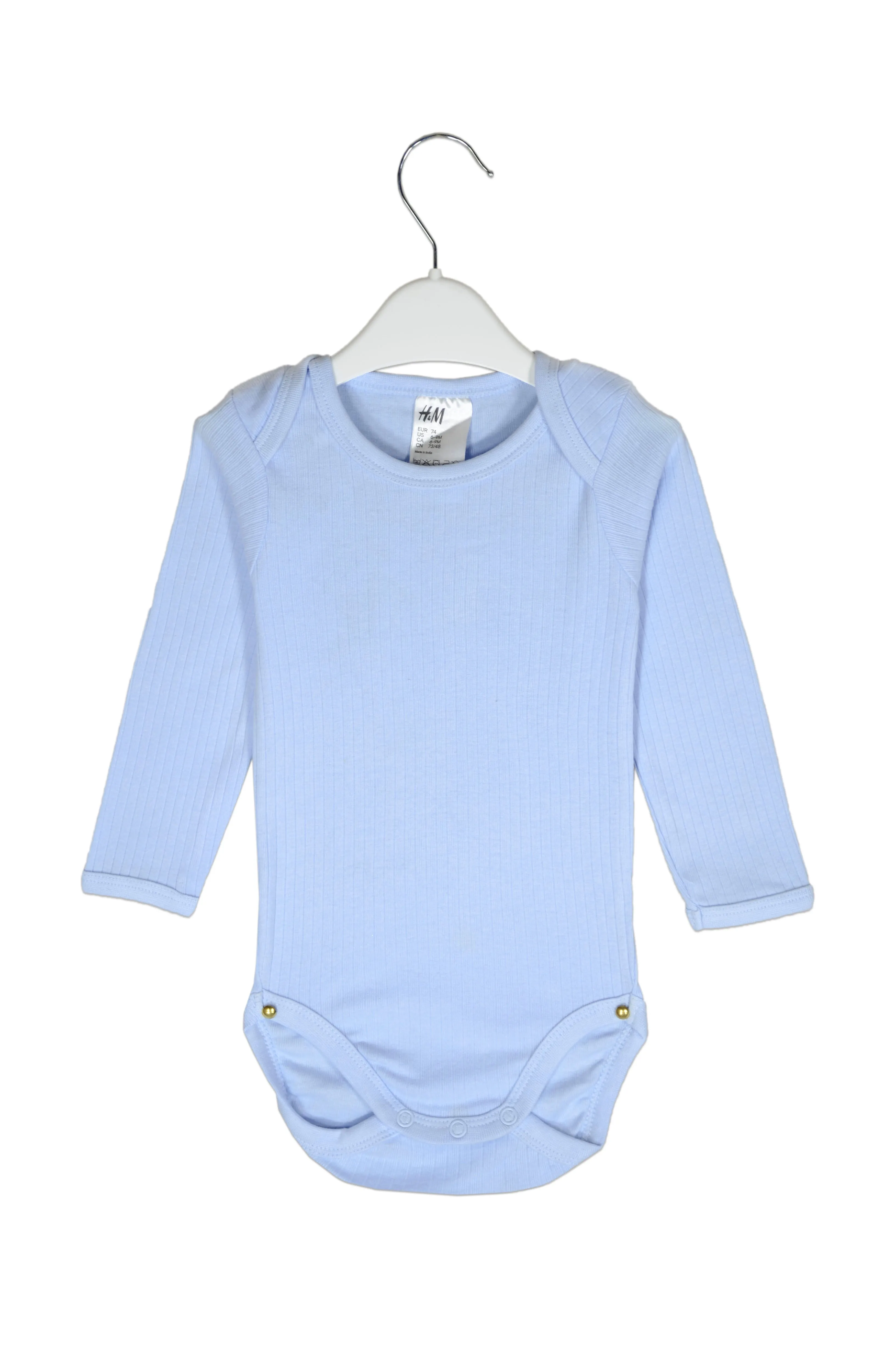 C1390 HM Plain Sky Blue Body Suite/Romper 1-Pcs