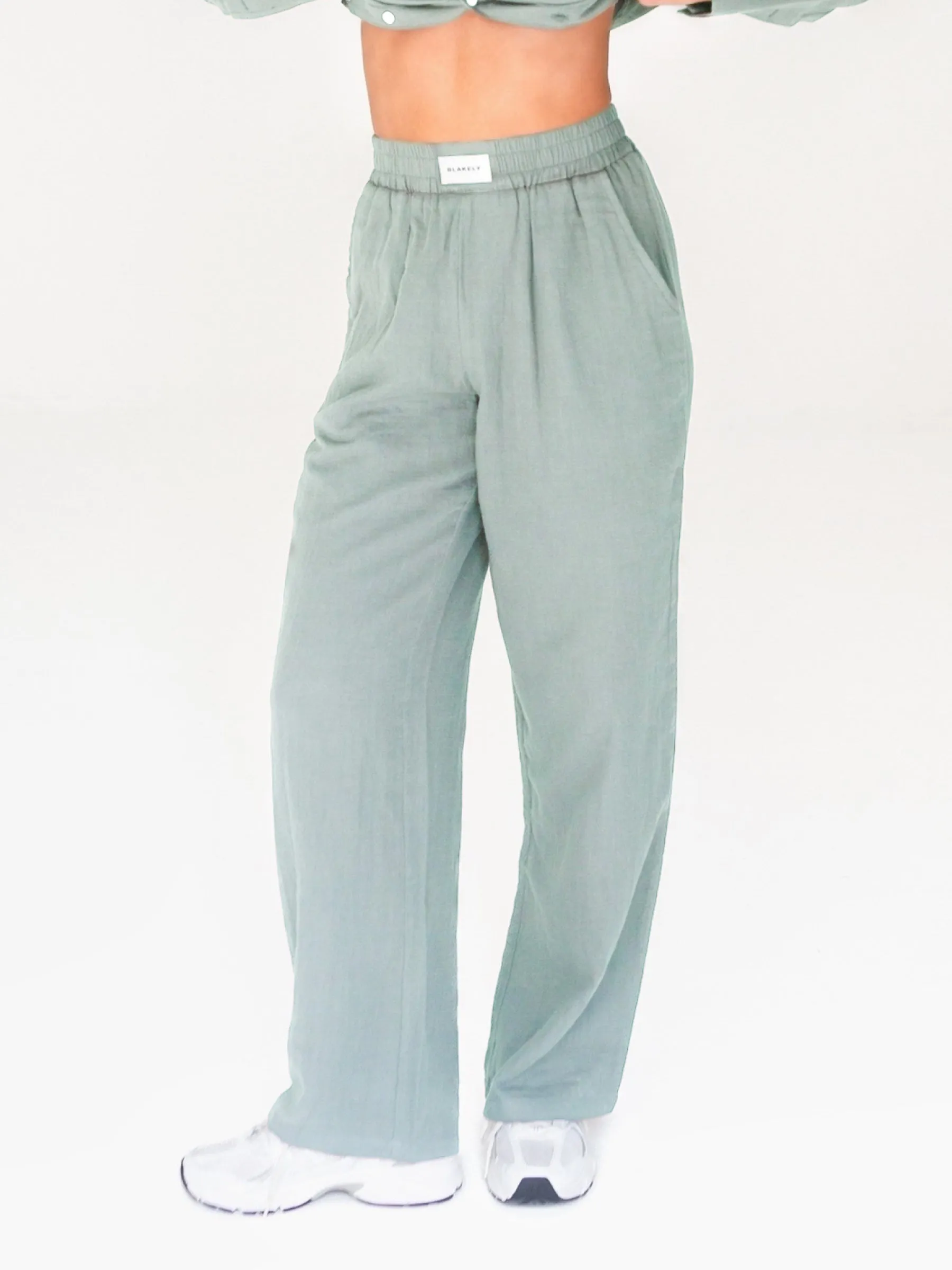 Camilla Trousers - Sage Green