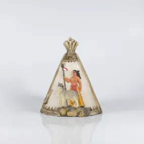 Canadian Indian tent Figure