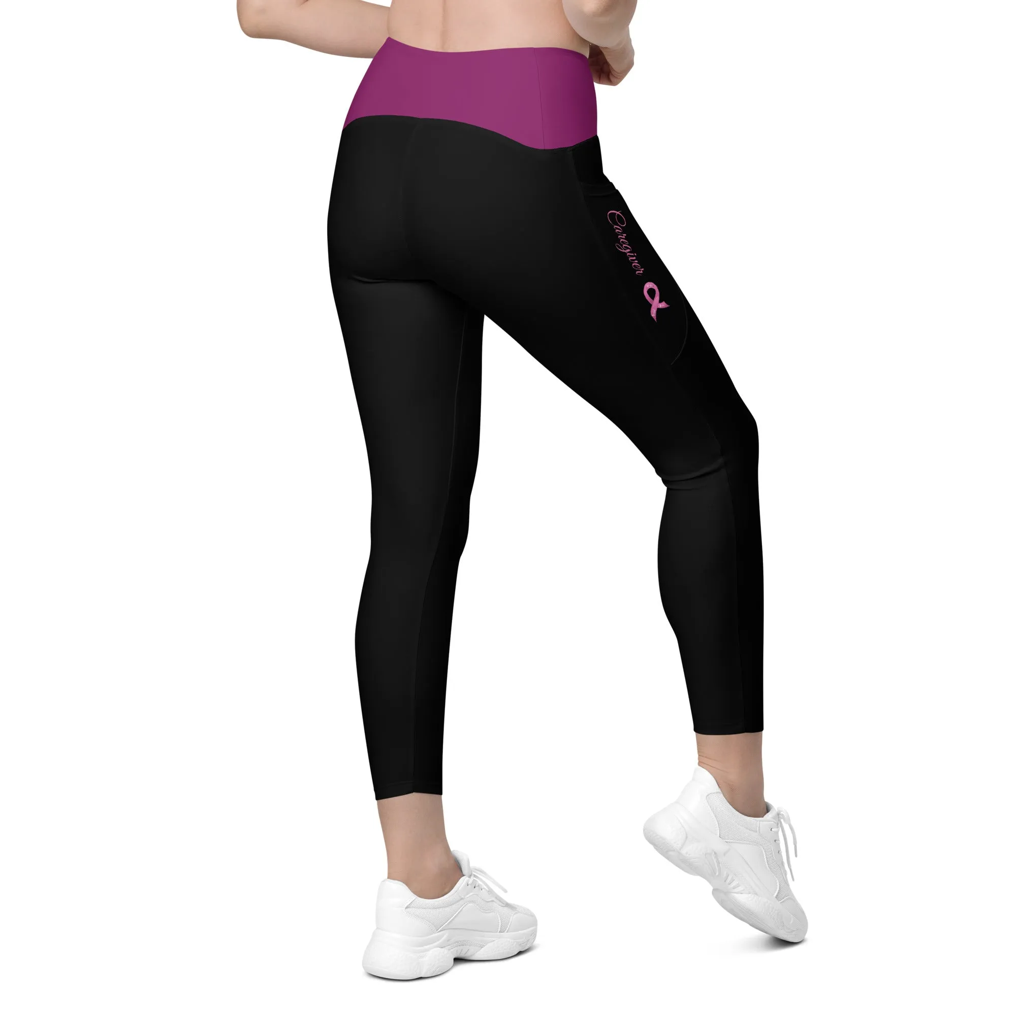 Cancer Caregiver Leggings with Pockets (Sizes 2SX - 6X)