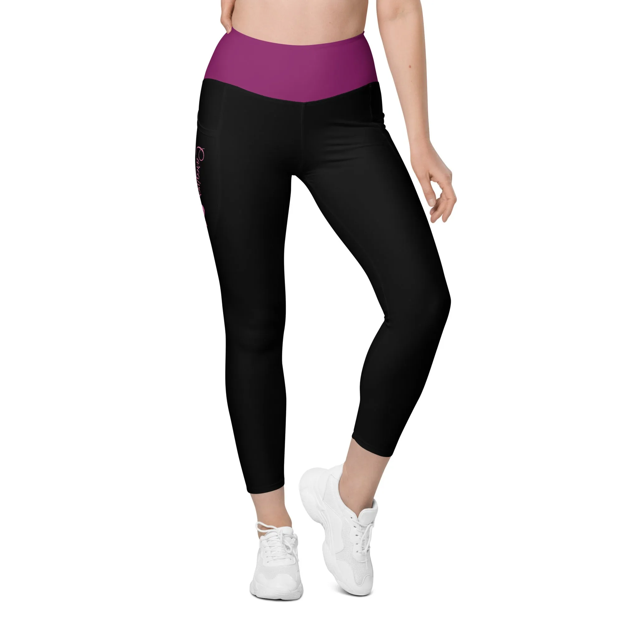 Cancer Caregiver Leggings with Pockets (Sizes 2SX - 6X)