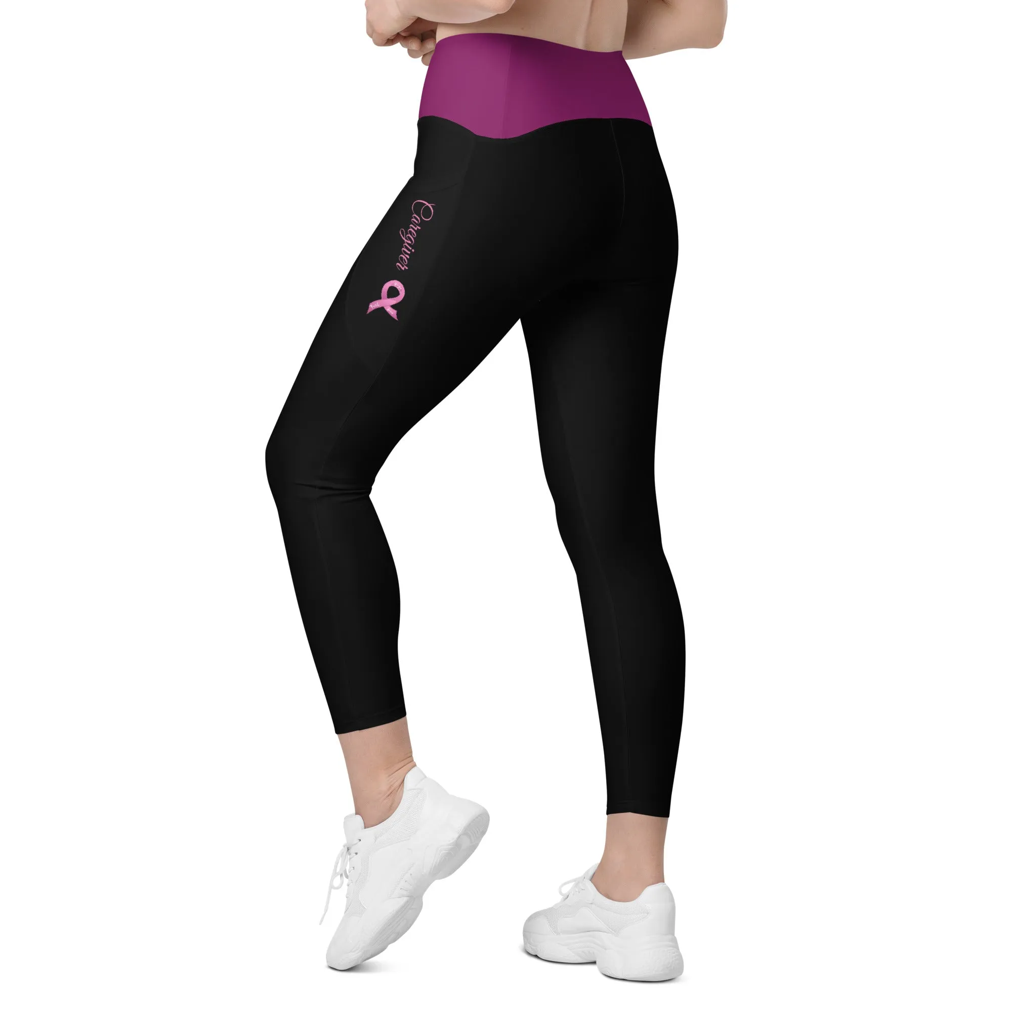 Cancer Caregiver Leggings with Pockets (Sizes 2SX - 6X)