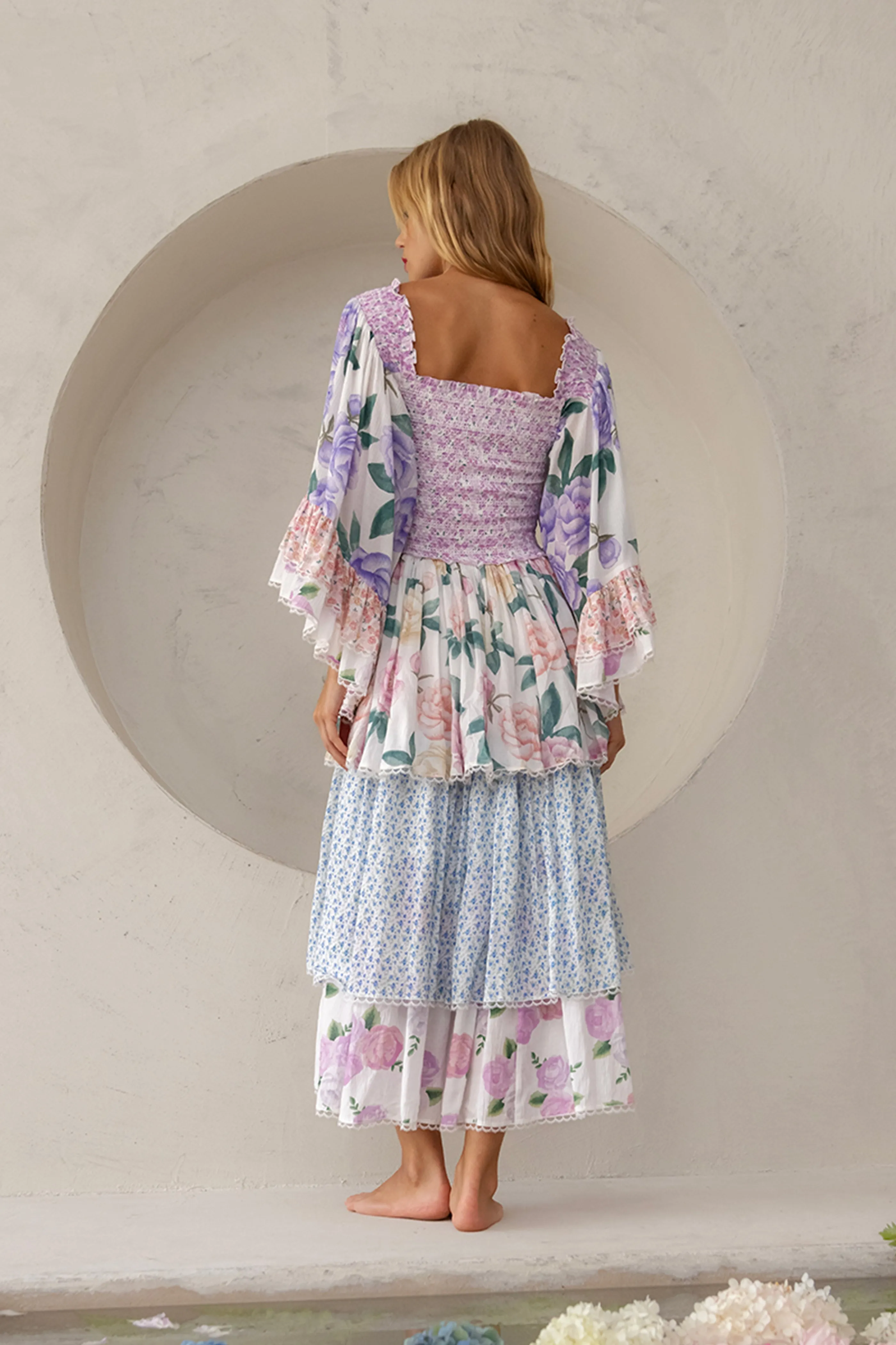 Cascading Maxi Dress - Flowercentric