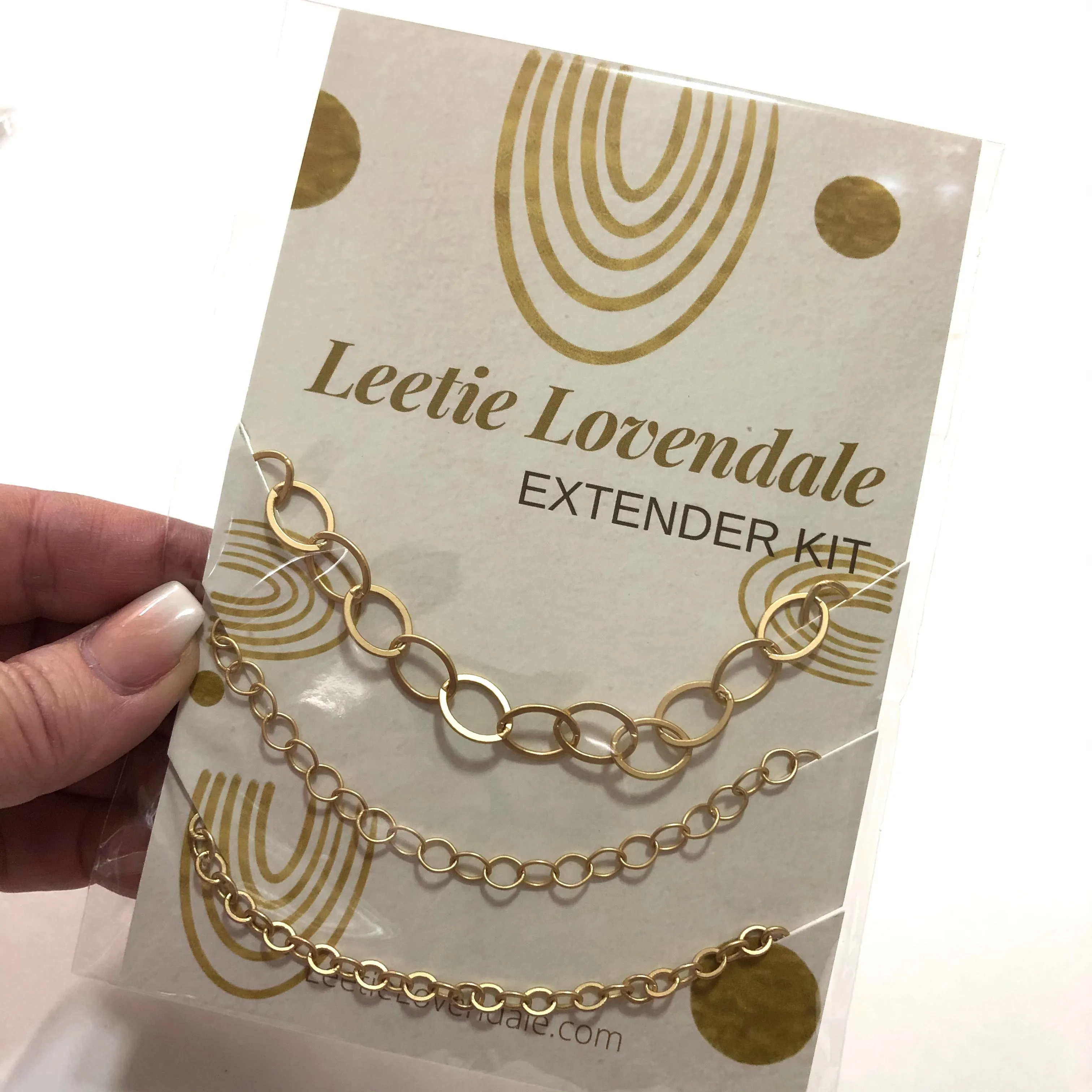 Chain Extenders Kit - Frosted Gold - A stylists lifesaver!