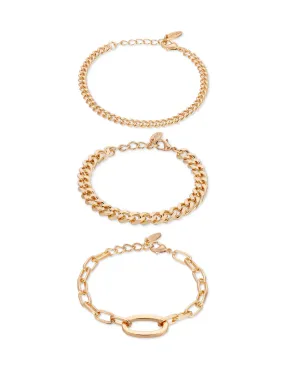 Chain Game Bracelet Set of 3