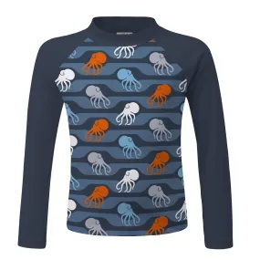 Charcoal Octopi Long Sleeve Rashie