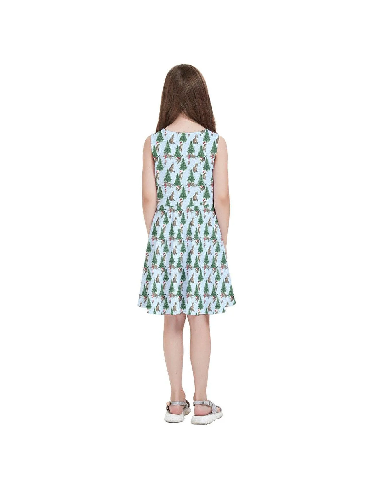 Christmas Cats Kids' Skater Dress