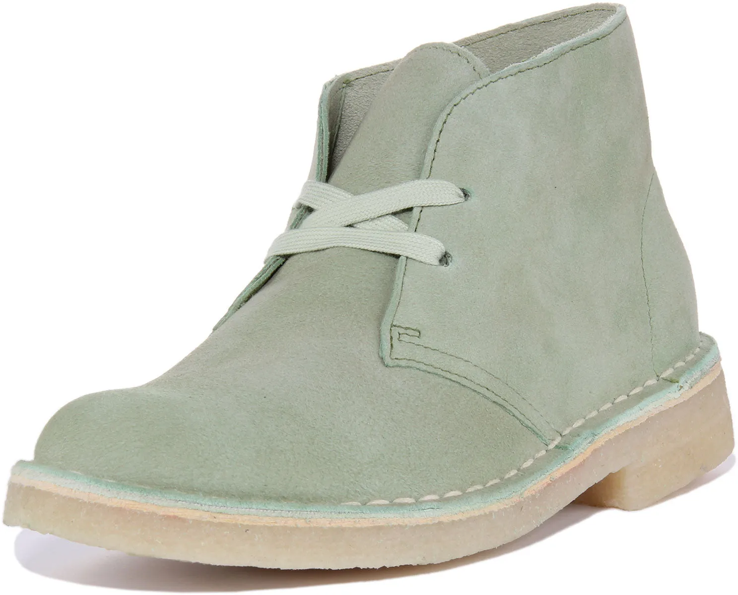 Clarks Originals Desert Boot In Green For Women