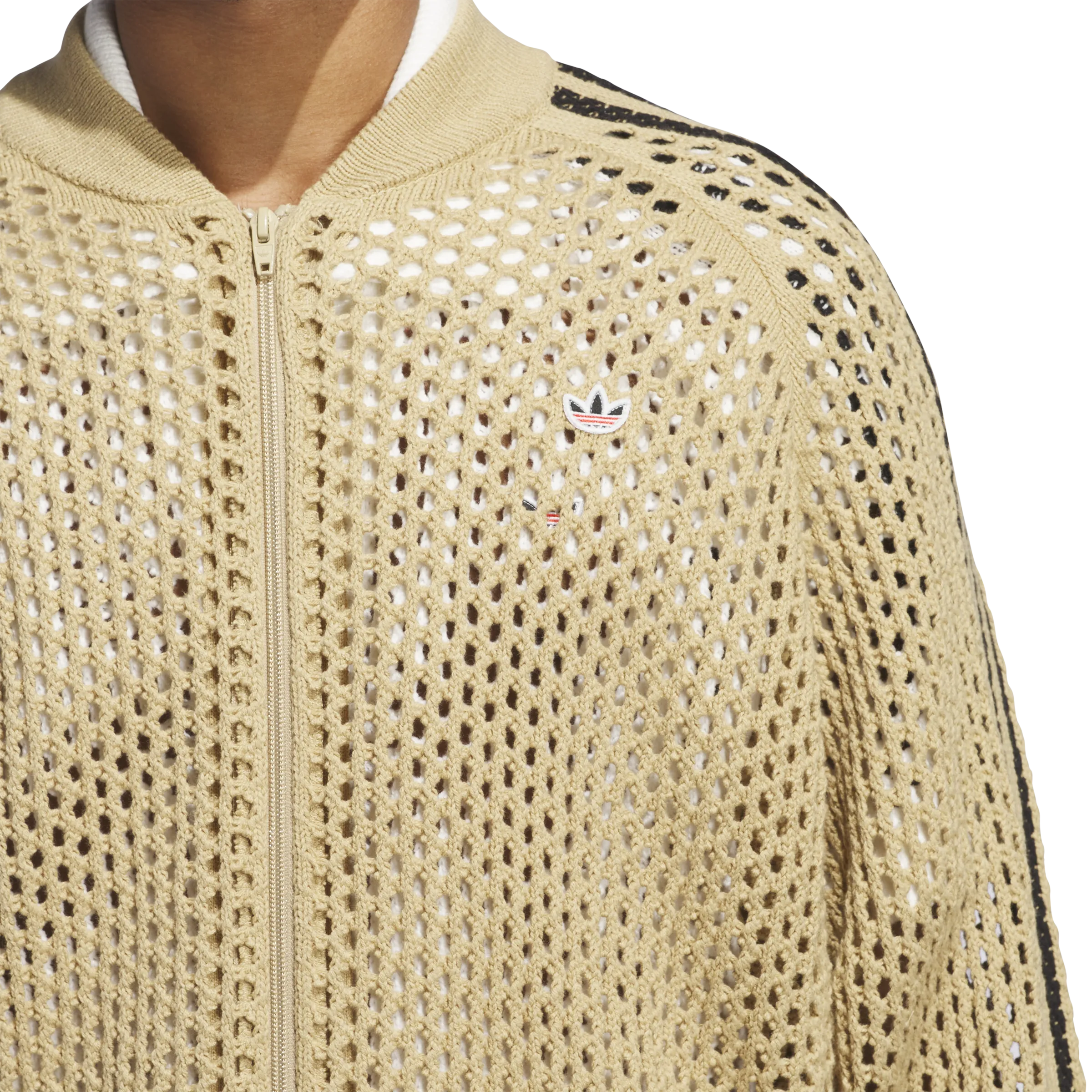   CLOT Crochet Track Top 'Beige Tone'