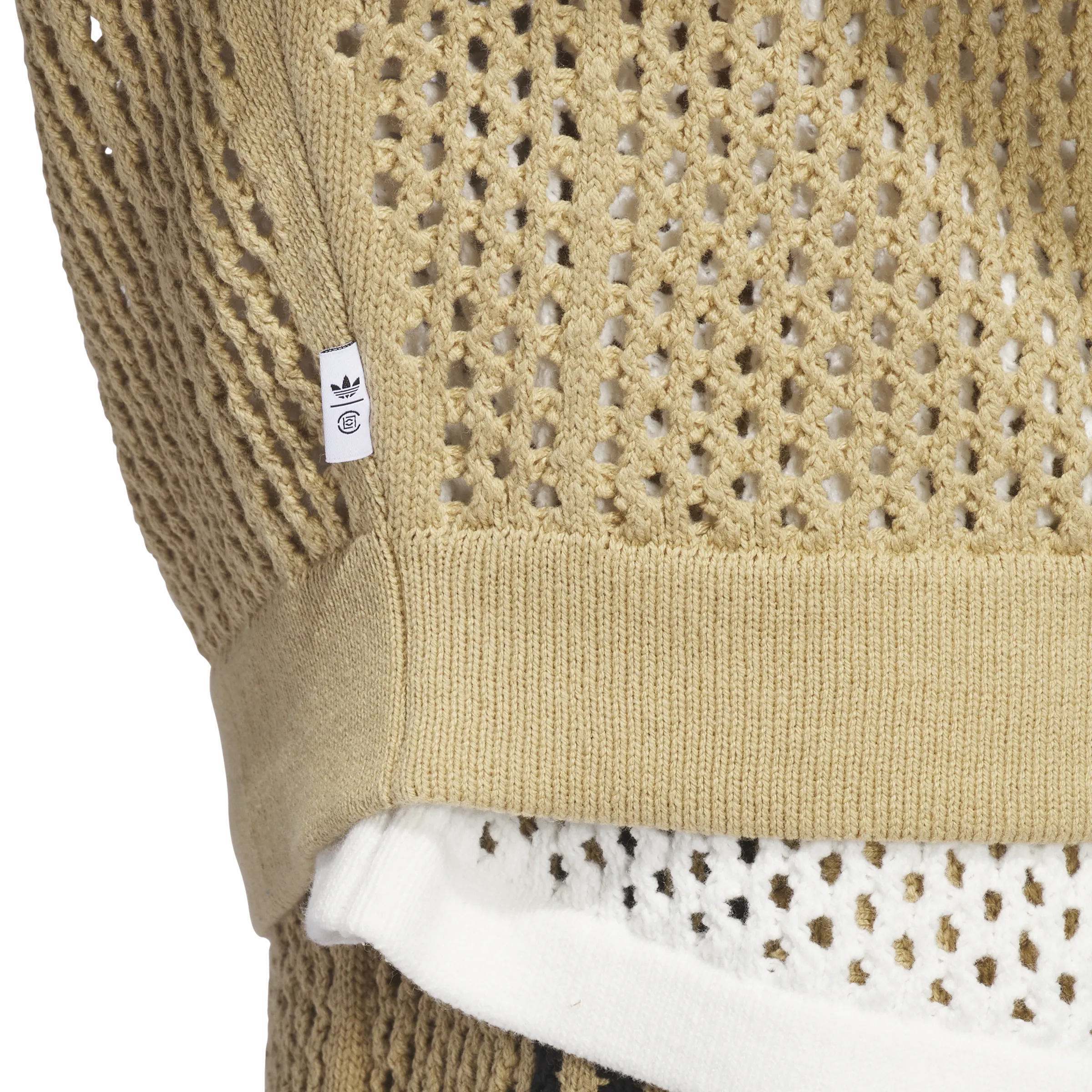   CLOT Crochet Track Top 'Beige Tone'