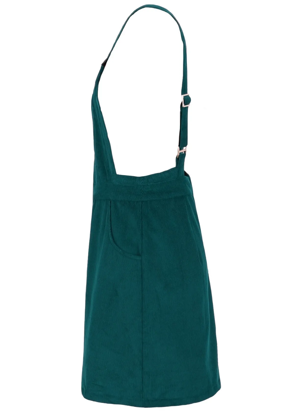 Corduroy Pinafore Deep Teal