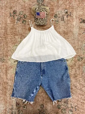 Custom Vintage Denim Shorts