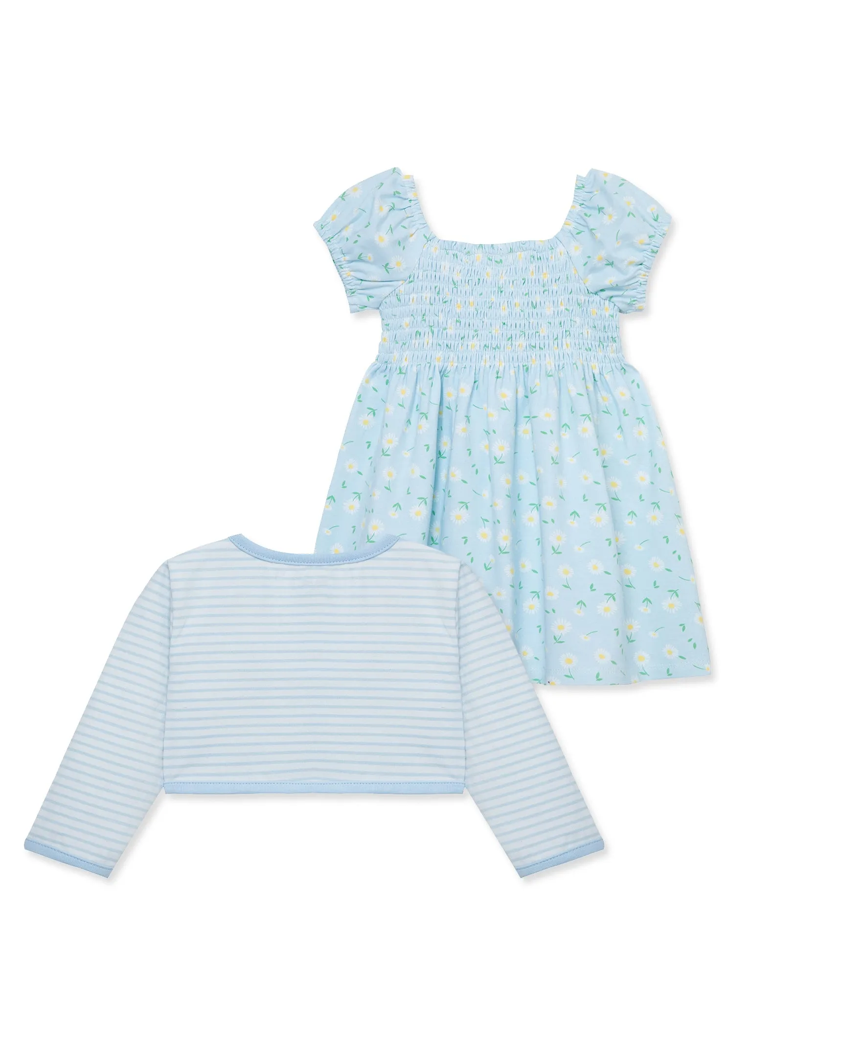 Daisy Knit Toddler Dress Set (2T-4T)