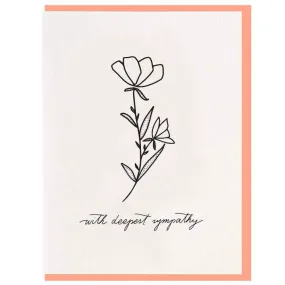 Deepest Sympathy Greeting Card