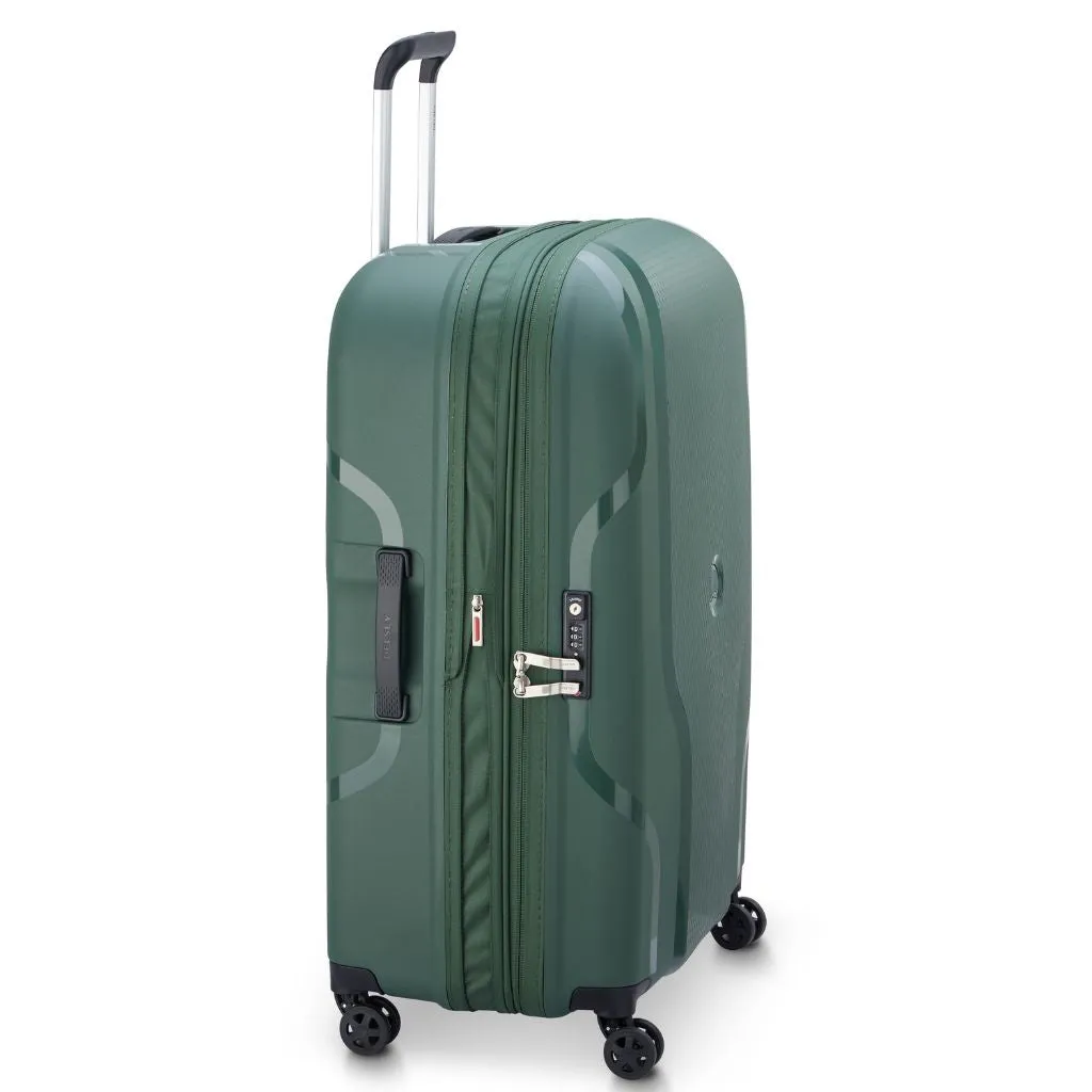 Delsey Clavel MR 76cm Medium Hardsided Spinner Luggage - Deep Green