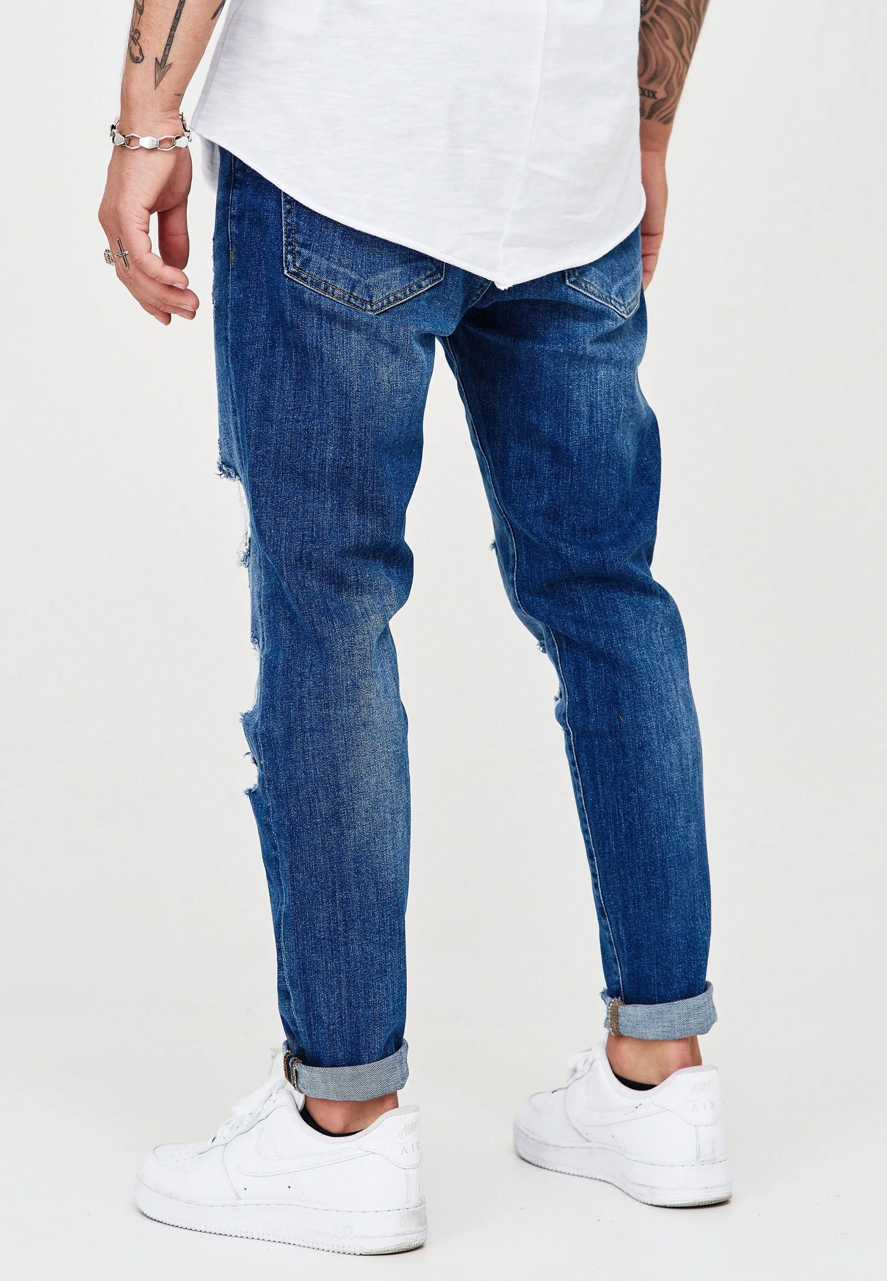 Destroyed Jeans Blau 3667